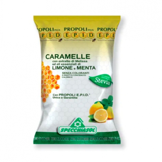 Caramelle Epid: estratti di melissa, limone e menta