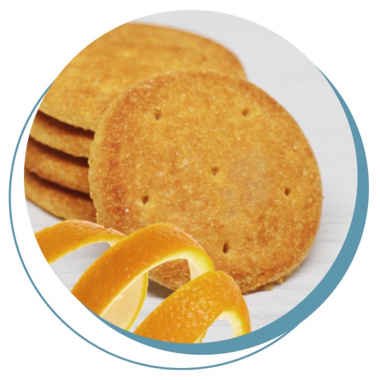 Biscotti con scorzetta di arancia candita - scatola 6 porzioni