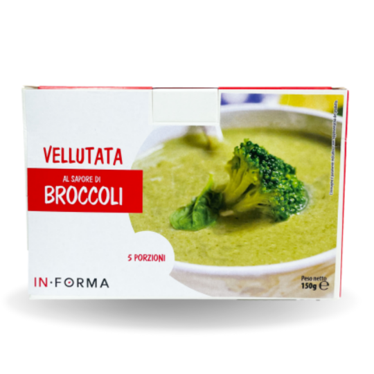 Vellutata al sapore di broccoli - scatola 5 porzioni