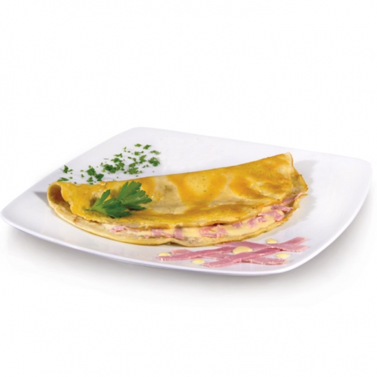 Omelette prosciutto e formaggio