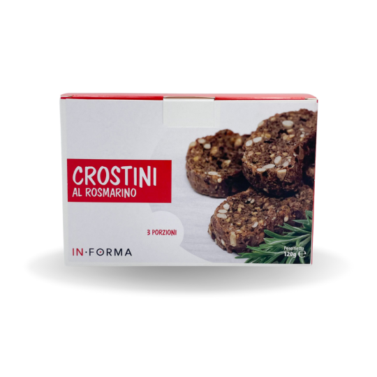 Crostini al rosmarino - scatola 3 porzioni