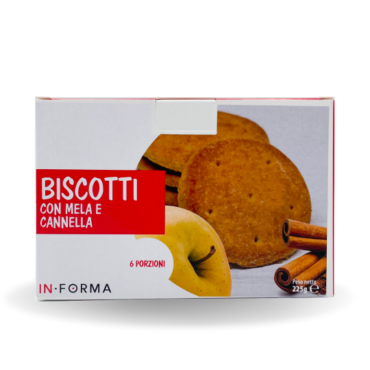 Biscotti con mela e cannella scatola 6 porzioni