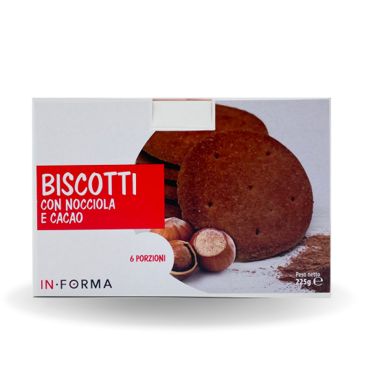 Biscotti con nocciola e cacao