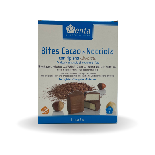 Barrettine  BITES  cacao e  nocciola  scatola da 4 pezzi  Senza Glutine