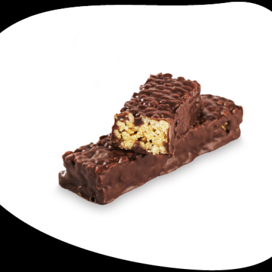 Barrette crisp al cioccolato - scatola 7 porzioni