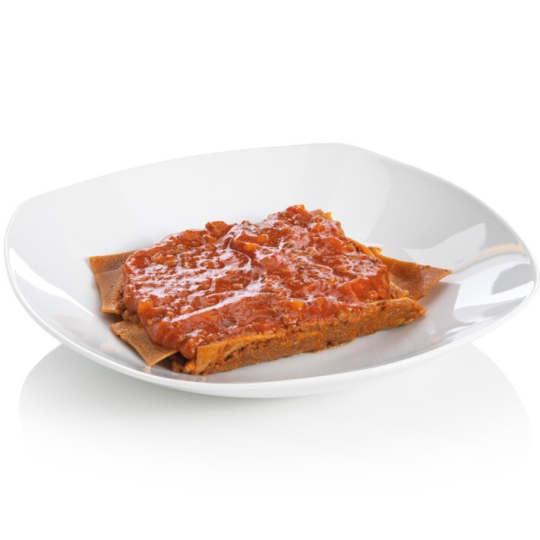 LASAGNA SUGO DI CARNE vaschetta monodose 150 grammi, no glutine