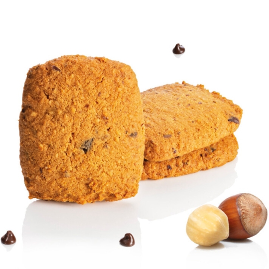 Biscotti alla nocciola con gocce di cioccolato - 4 porzioni