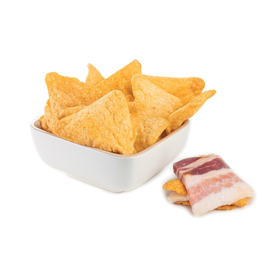 Tortilla chips al sapore di bacon